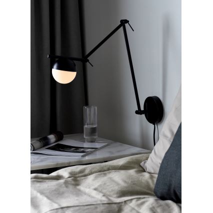 Nordlux - Fali lámpa CONTINA 1xG9/5W/230V fekete