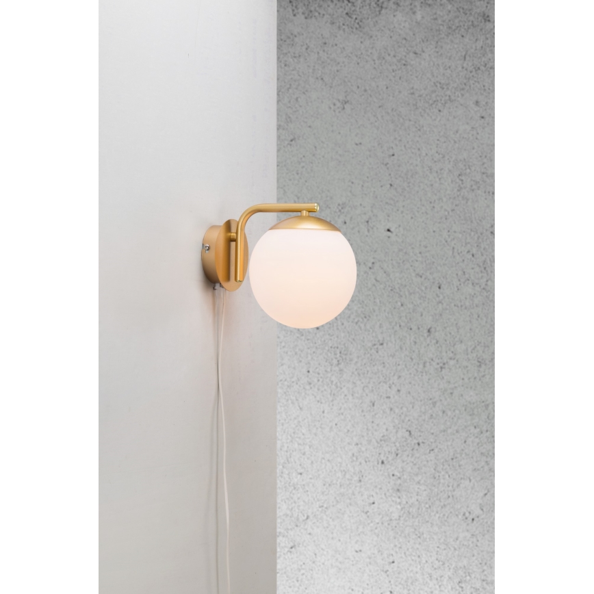 Nordlux - Fali lámpa GRANT 1xE14/40W/230V arany