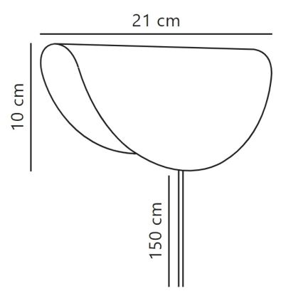 Nordlux - Fali lámpa MODEL 1xE14/25W/230V fekete
