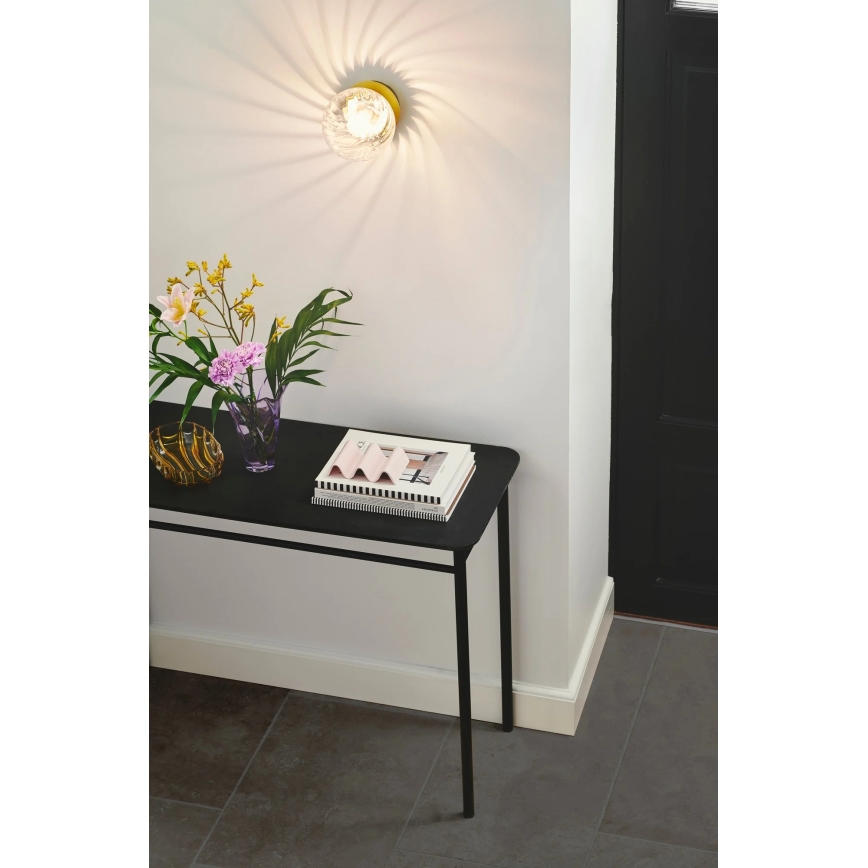 Nordlux - Fali lámpatest CHISELL 1xE14/25W/230V sárgaréz