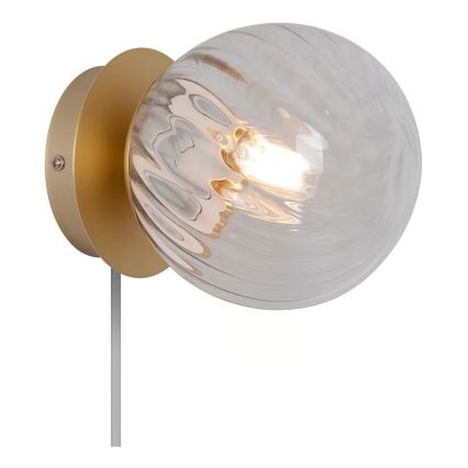 Nordlux - Fali lámpatest CHISELL 1xE14/25W/230V sárgaréz