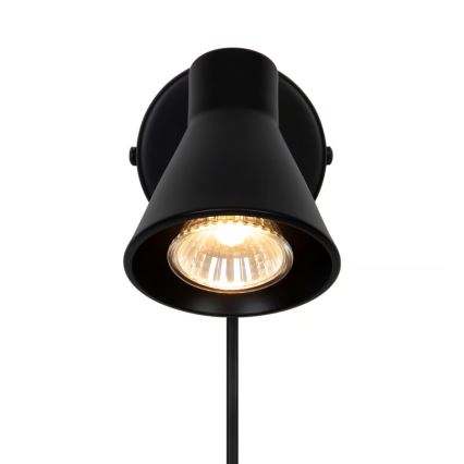 Nordlux - Fali lámpatest EIK 1xGU10/35W/230V fekete
