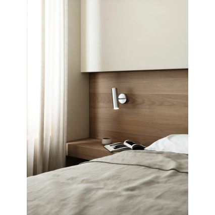 Nordlux - MIB fali spotlámpa 1xGU10/20W/230V fényes króm