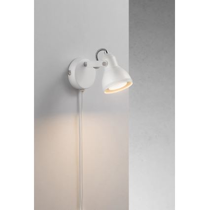 Nordlux - Fali spotlámpa ASLAK 1xGU10/35W/230V fehér