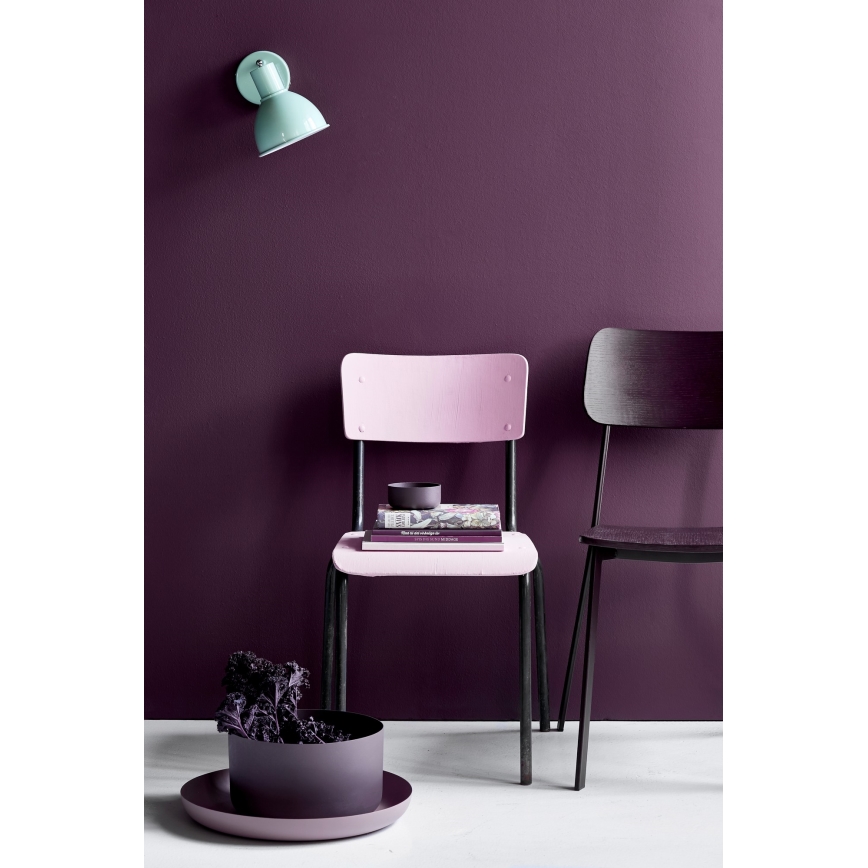 Nordlux - Fali spotlámpa POP 1xE27/18W/230V menta