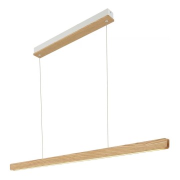 Nordlux - fényerőszabályozható LED kábeles csillár ILGAS LED/47W/230V 3000K bézs/fehér/kőris 115 cm