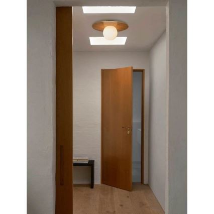 Nordlux - Fürdőszobai mennyezeti lámpa SIONA 1xE27/60W/230V IP44 átm. 43 cm bézs