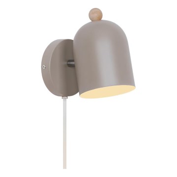 Nordlux - GASTON fali spotlámpa 1xE27/15W/230V barna