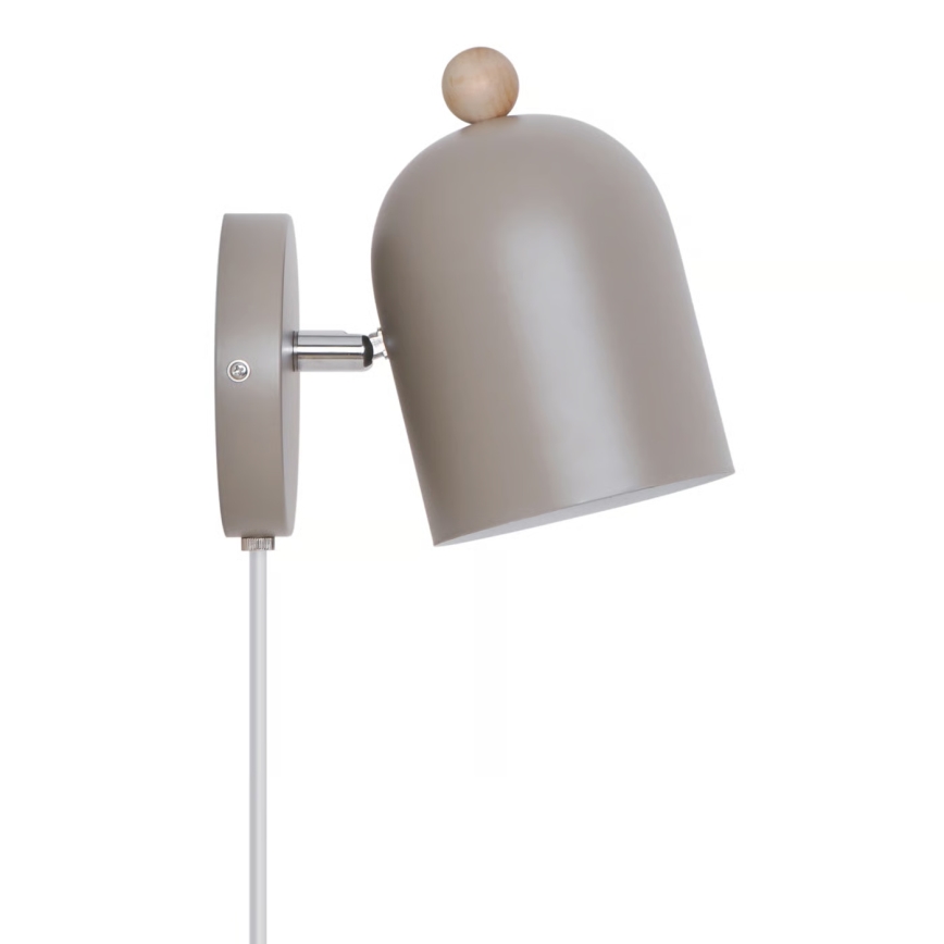 Nordlux - GASTON fali spotlámpa 1xE27/15W/230V barna