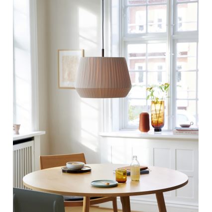 Nordlux - Kábeles függőlámpa DICTE 1xE27/60W/230V átm. 40 cm bézs