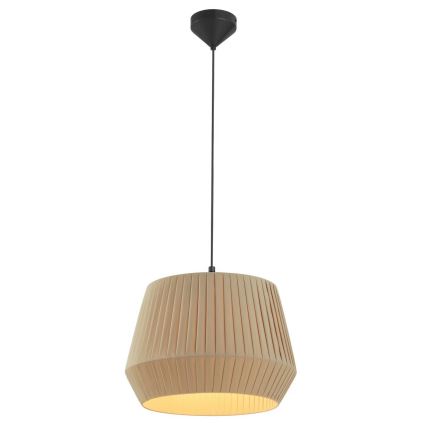 Nordlux - Kábeles függőlámpa DICTE 1xE27/60W/230V átm. 40 cm bézs