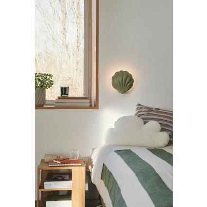 Nordlux - KONCHI fali lámpa 1xE14/25W/230V zöld