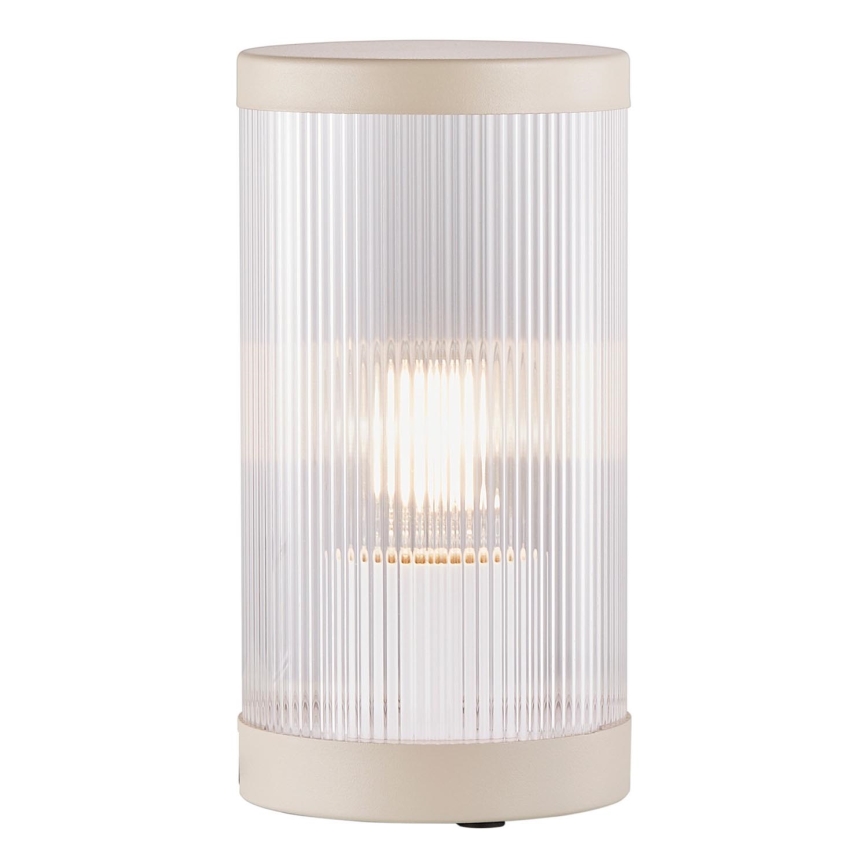 Nordlux - Kültéri asztali lámpa COUPAR 1xE27/25W/230V IP54 bézs