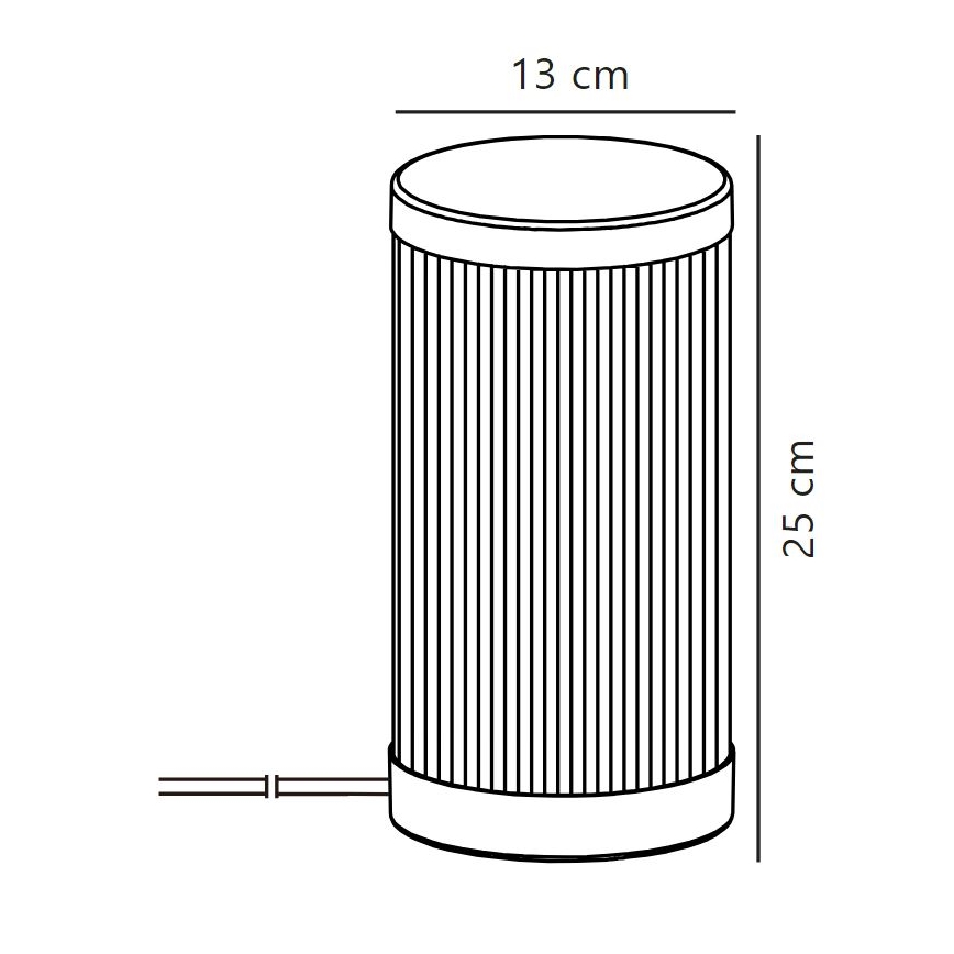 Nordlux - Kültéri asztali lámpa COUPAR 1xE27/25W/230V IP54 bézs