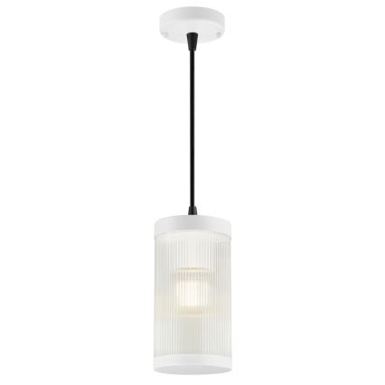 Nordlux - Kültéri csillár zsinóron COUPAR 1xE27/25W/230V IP33 átm. 13 cm fehér