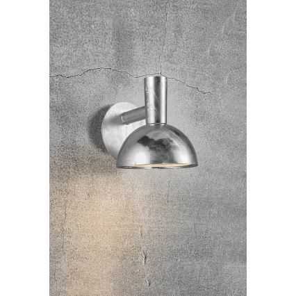 Nordlux - Kültéri fali lámpa ARKI 1xE27/20W/230V IP54 ezüst