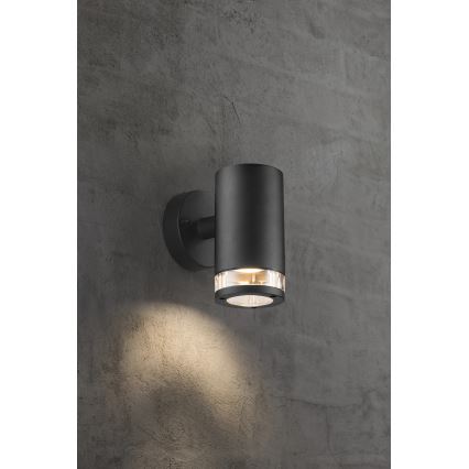 Nordlux - Kültéri fali lámpa BIRK 1xGU10/28W/230V IP44 fekete