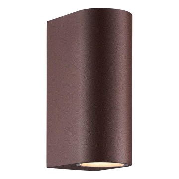 Nordlux - Kültéri fali lámpa DION 2xGU10/25W/230V IP44 rezavá