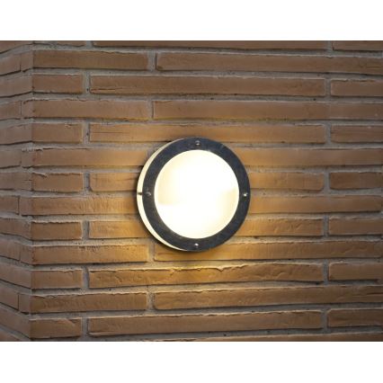 Nordlux - Kültéri fali lámpa MALTA 1xE27/60W/230V ezüst