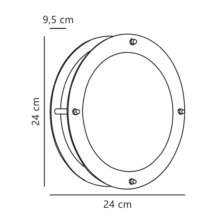 Nordlux - Kültéri fali lámpa MALTA 1xE27/60W/230V IP54 ezüst