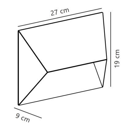 Nordlux - Kültéri fali lámpa PONTIO 2xGU10/25W/230V IP54 krémes