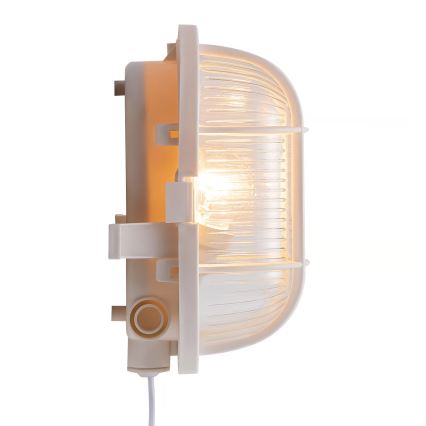 Nordlux - Kültéri fali lámpa SKOTLAMPE 1xE27/60W/230V IP44 fehér