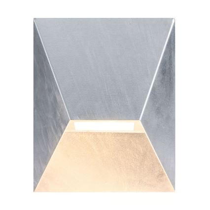 Nordlux - Kültéri fali lámpatest PONTIO 1xGU10/25W/230V IP54 ezüst