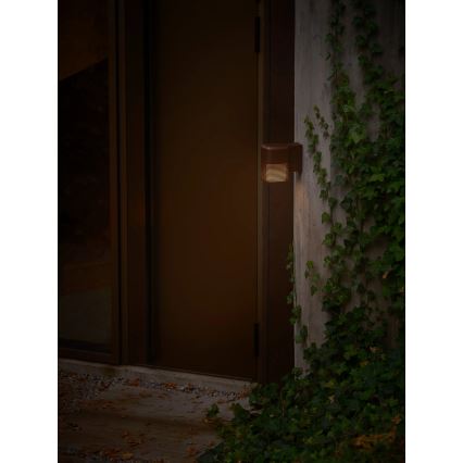 Nordlux - Kültéri fali lámpatest SIDARA 1xE27/15W/230V IP54 barna