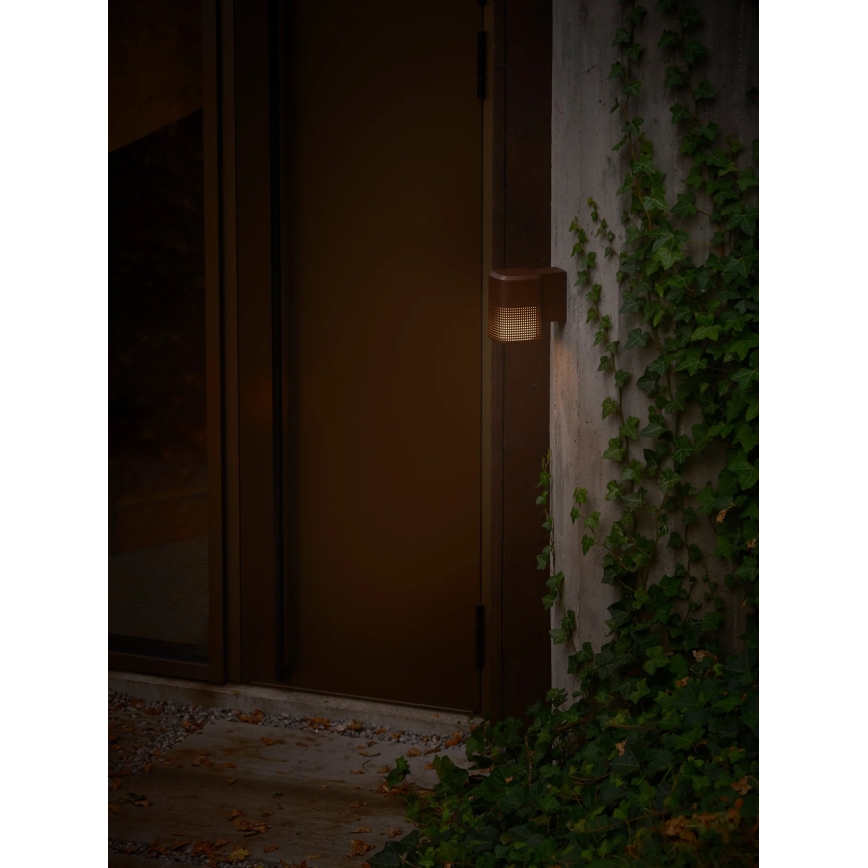 Nordlux - Kültéri fali lámpatest SIDARA 1xE27/15W/230V IP54 barna