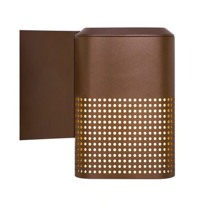 Nordlux - Kültéri fali lámpatest SIDARA 1xE27/15W/230V IP54 barna