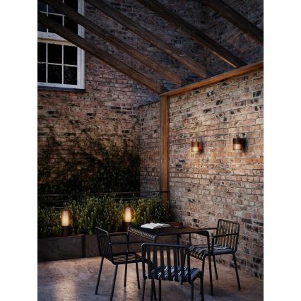 Nordlux - Kültéri lámpa ALUDRA 1xE27/15W/230V IP44 barna 45,4 cm