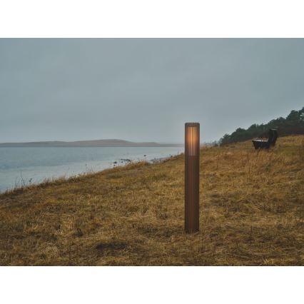 Nordlux - Kültéri lámpa ALUDRA 1xE27/15W/230V IP44 barna 95,4 cm