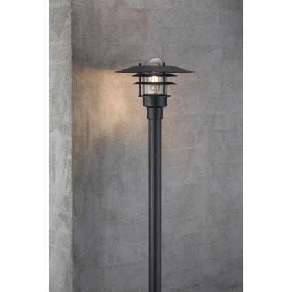 Nordlux - Kültéri lámpa LONSTRUP 1xE27/60W/230V IP44 fekete 116 cm