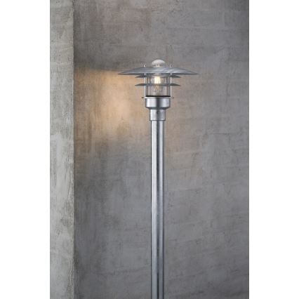 Nordlux - Kültéri lámpa LONSTRUP 1xE27/60W/230V IP44 matt króm 116 cm