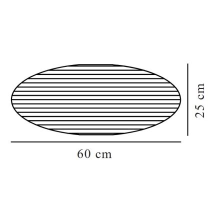Nordlux - Lámpabúra csillárhoz VILLO E27 átm. 60 cm kék