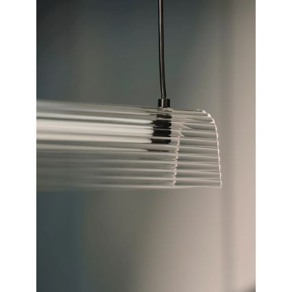 Nordlux - LED dimmelhető csillár kábelen ALIANI LED/20W/230V 3000K fekete/átlátszó