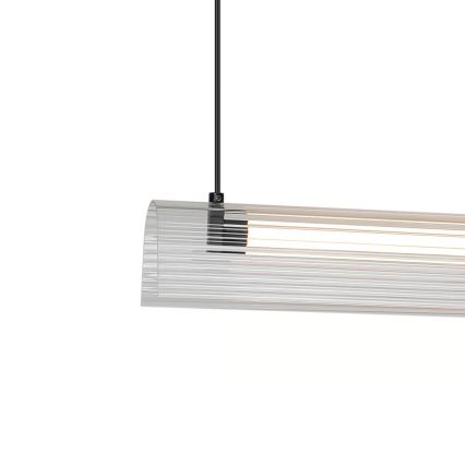 Nordlux - LED dimmelhető csillár kábelen ALIANI LED/20W/230V 3000K fekete/átlátszó