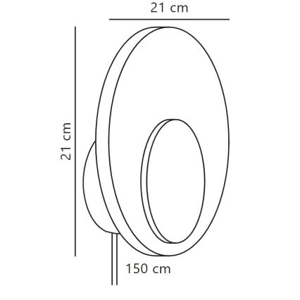 Nordlux - LED Dimmelhető fali lámpa MARSI LED/7W/230V bézs