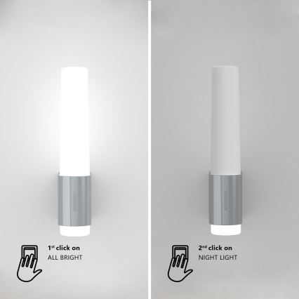Nordlux - LED Dimmelhető fürdőszobai fali lámpa HELVA LED/6,8W/230V IP44 CRI 90 fehér