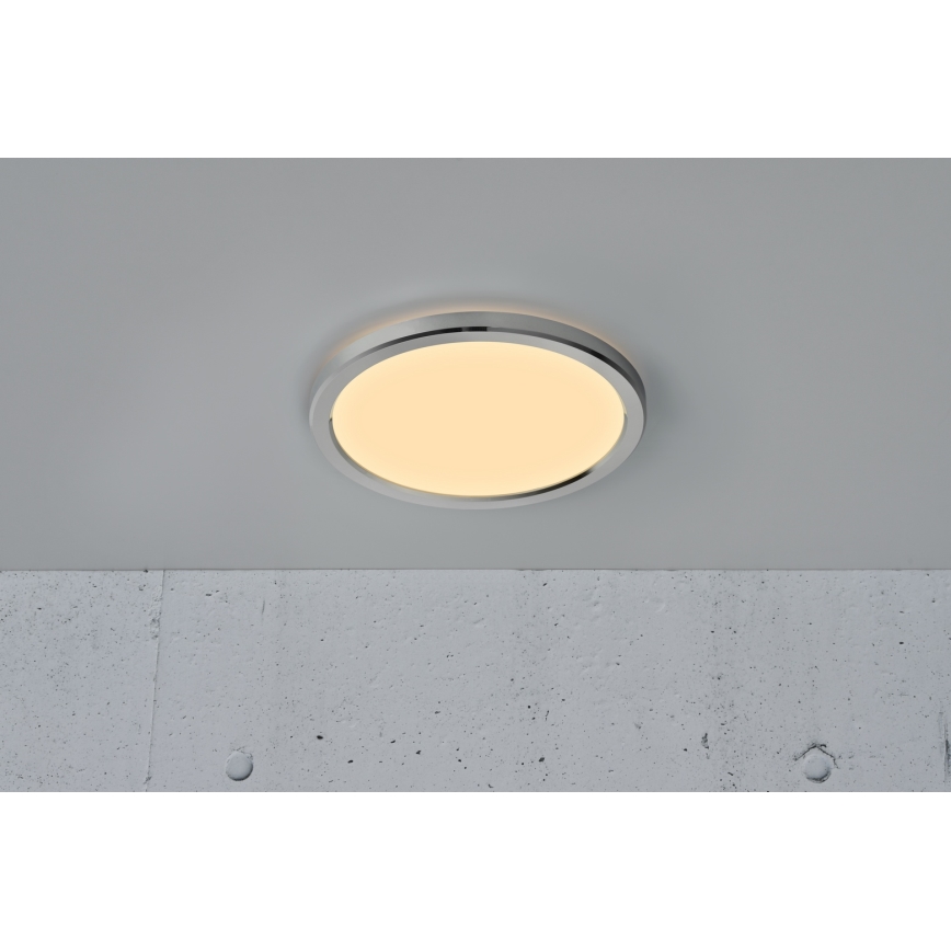 Nordlux - Dimmelhető fürdőszobai mennyezeti lámpa OJA LED/14,5W/230V 3000/4000K IP54 Ø 30 cm