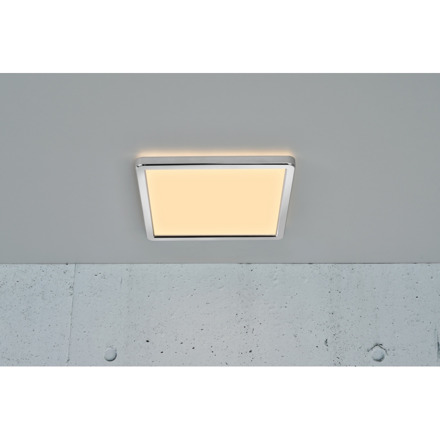 Nordlux - LED fényerőszabályozható fürdőszobai mennyezeti lámpatest OJA LED/14,5W/230V 3000/4000K IP54 30x30 cm