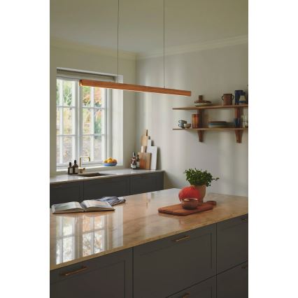 Nordlux - LED dimmelhető kábeles csillár ILGAS LED/47W/230V 3000K bézs/fehér/kőris
