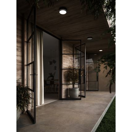 Nordlux - LED Dimmelhető kültéri fali lámpa AVA SMART LED/9,5W/230V 2700K IP54 fekete