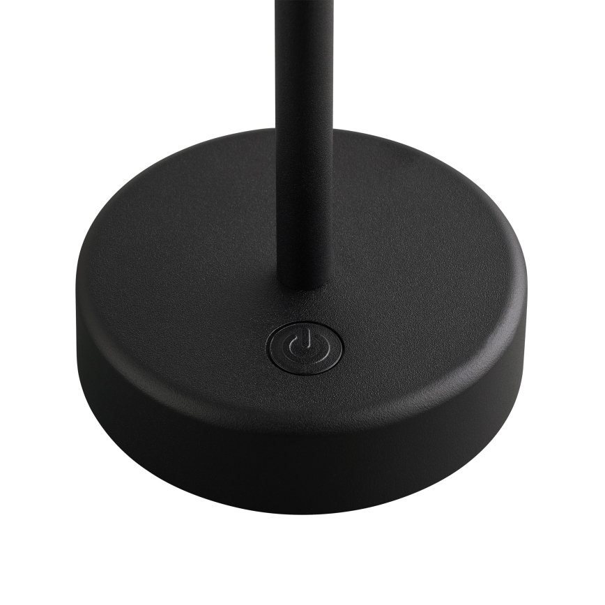 Nordlux - LED dimmelhető, újratölthető kültéri asztali lámpa ELLEN LED/2,8W/3,7V 2200 mAh IP44 fekete