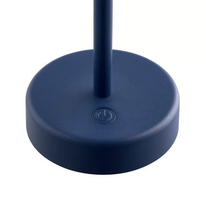 Nordlux - LED dimmelhető újratölthető érintővezérlésű kültéri asztali lámpa ELLEN LED/2,8W/3,7V 2200 mAh IP44 kék