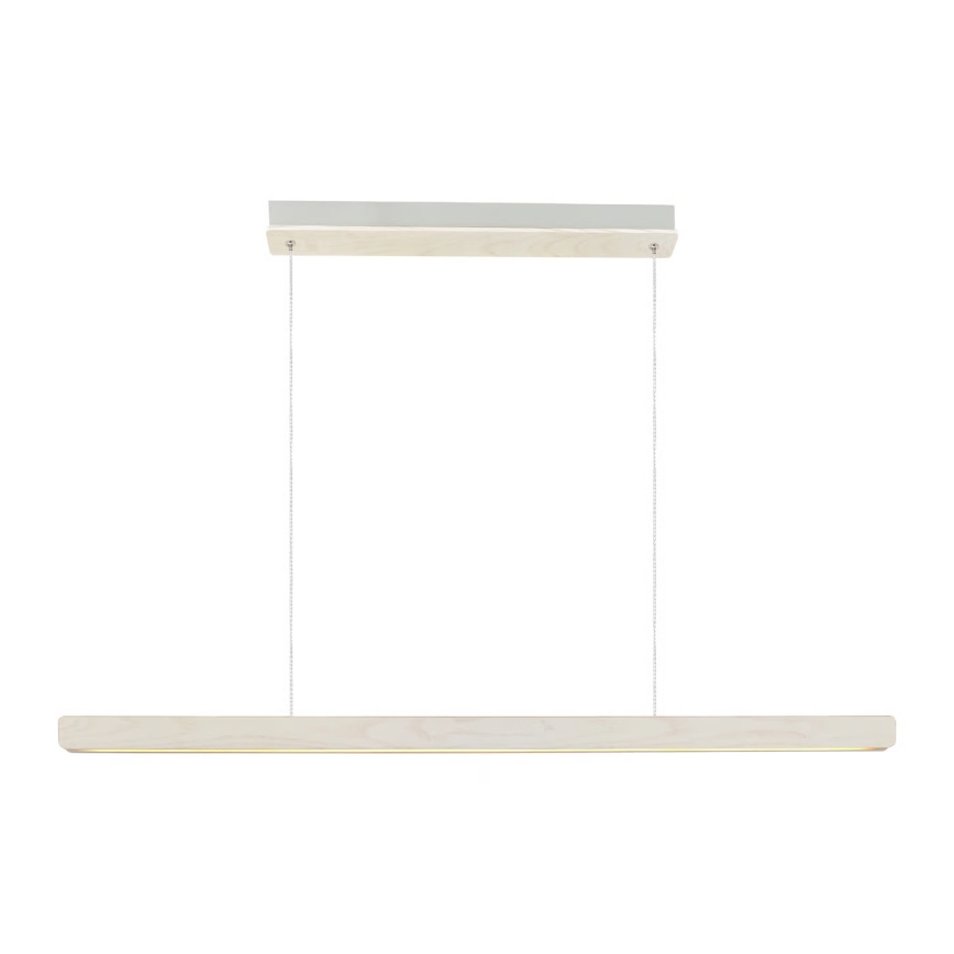 Nordlux - LED dimmelhető, kábelen függeszthető csillár ILGAS LED/47W/230V 3000K fehér/kőris 115 cm
