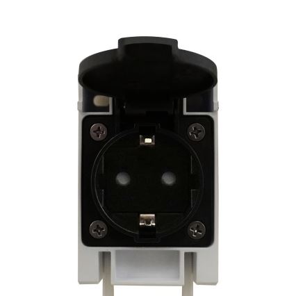 Nordlux - MALAIKA LED fürdőszobai tükörvilágítás aljzattal LED/15W/230V IP44 68,4cm fekete