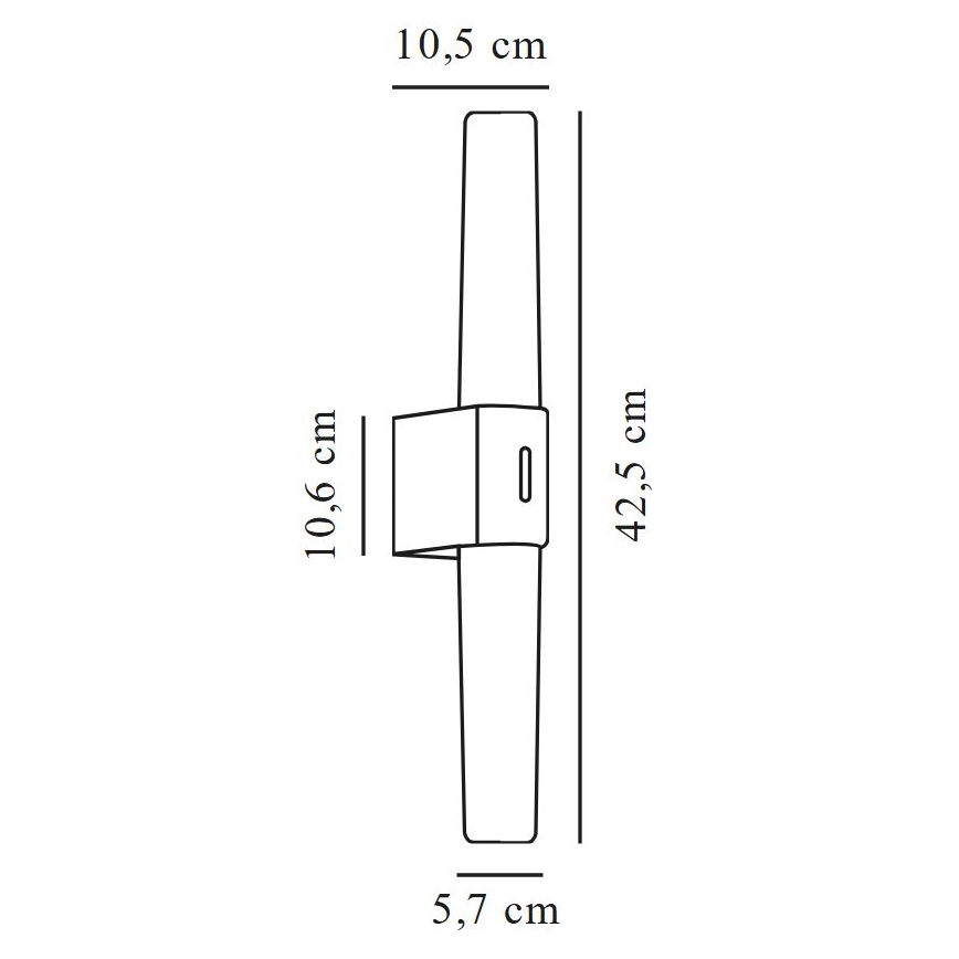 Nordlux - LED fürdőszobai tükörvilágítás HELVA LED/9W/230V IP44