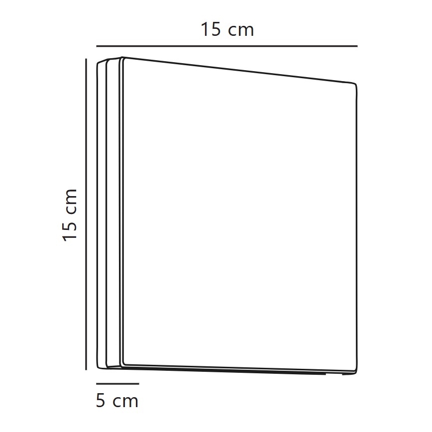Nordlux - LED Kültéri fali lámpa ARTEGO LED/7,2W/230V 3000K IP54 fekete