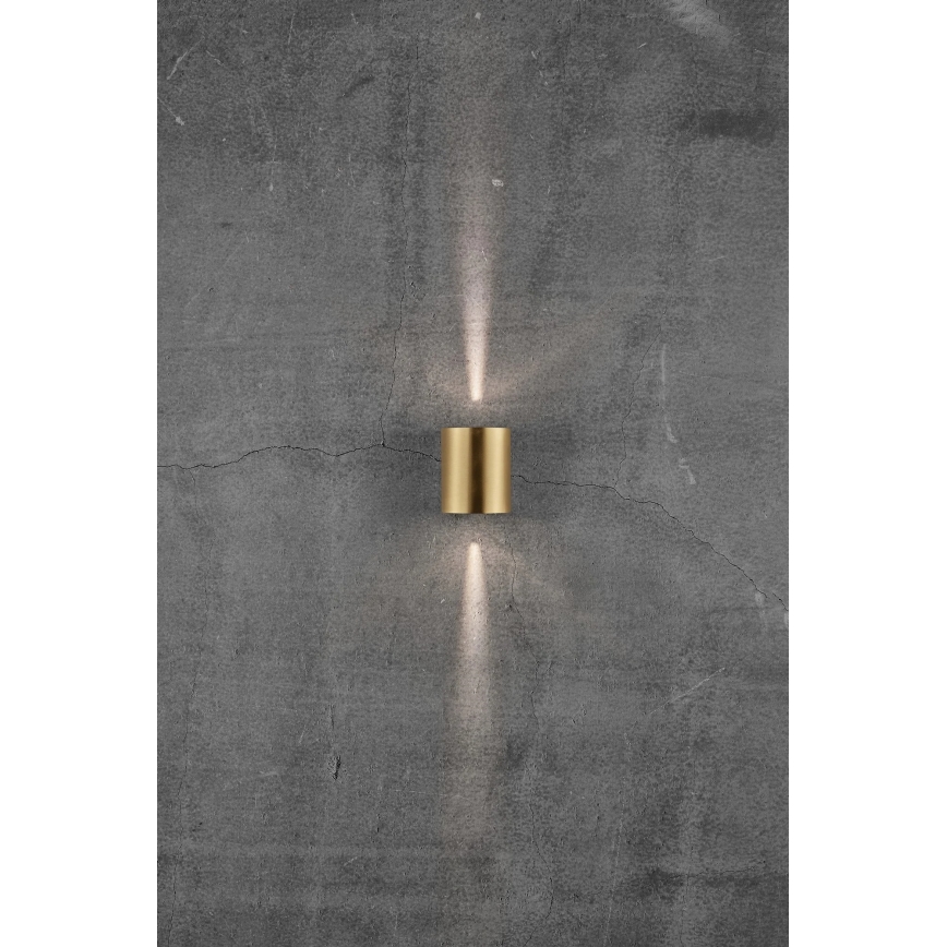 Nordlux - LED kültéri fali lámpa CANTO 2xLED/5,5W/230V IP44 arany